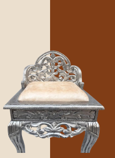 Vintage German Silver Chair